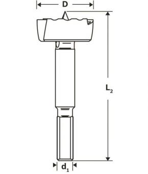 Bosch Forstnerbohrer DIN 7483 2608577010 