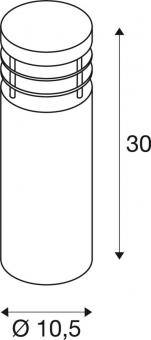SLV VAP SLIM 30cm                 230063 
