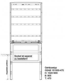 GSAB Normkabelv.schrank      1S1000-470K 