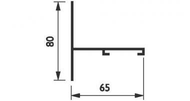   ZRS700 MBW6 ALU WALL BRACKET (SKB21-1) 