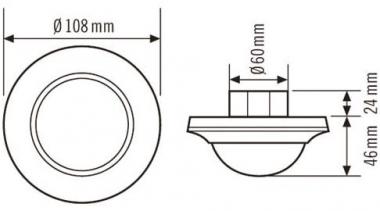 ESYLUX Decken-           PD-C360i/24plus 