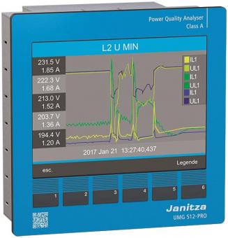 Janitza   UMG512-PRO Uh=95V-240V AC (UL) 