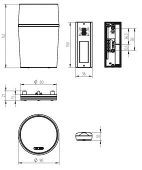 Grothe Funkgong Set Bluetooth CALIMA 800 