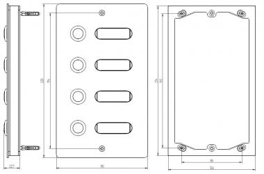 Grothe Etagenplatte V2A 4 ETA 504 V2A AP 