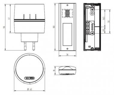 Grothe Funkgong Set Calima 400     43600 