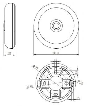 GRO AP Kontaktschale               55540 