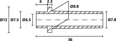 Hellermann HV2209-PVC-FR-BK(1000) 