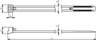 Hellermann KR8/33-PA46-GY(50) Kabel- 