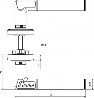 FF CODE HANDLE Tastatur  492-08---11---7 