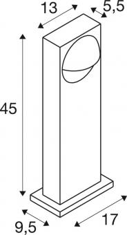 SLV LID I 45, Stehleuchte, 15W,  1007670 