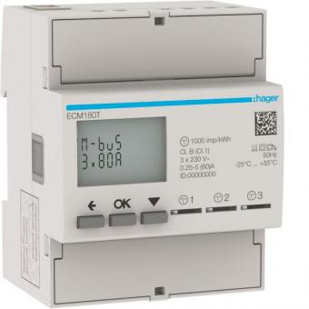 Hager Energiezähler 1phasig      ECM180T 