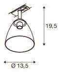 SLV PARA CONE GL SPOT 1PH-Spot   1006155 