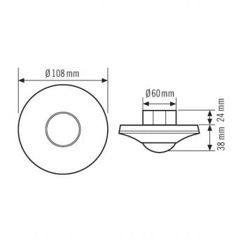 Esylux PD-C 360i/8 BK         EP10425233 