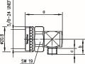 TEGA N-Kabelwinkelstecker    J01020D0041 