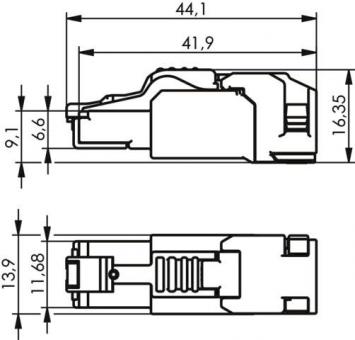 TEGA CU-CN MFP8-SL T568A       100035951 