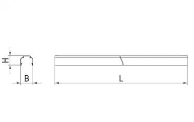 RIDI Tragschiene ws, 7-polige    1500138 