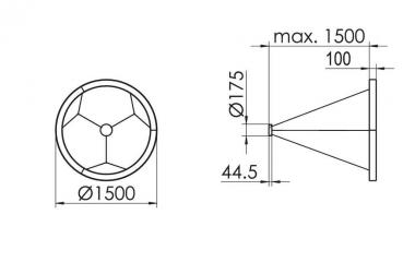 RIDI STORA-LK-LED D1500/830   SPC0630020 