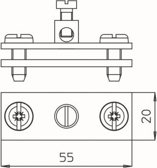 OBO 939 Erdungsschelle 55mm St G 5043107 