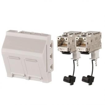 GGK M45 Keystone-Adapter 2 Ports    6635 