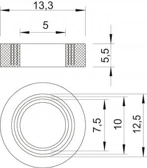 OBO 107 B PG9 Einschnittring PG9 NBR-SBR 