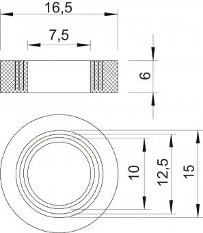OBO 107 B PG11 Einschnittring PG11 