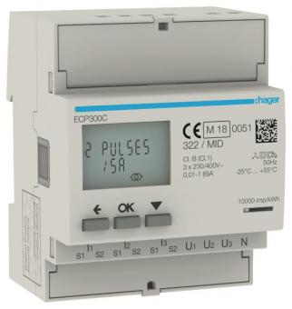 Hager Energiezähler 3phasig      ECP300C 