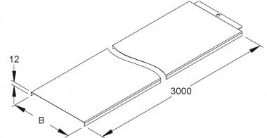 NIED Kabelrinnendeckel            RD200F 