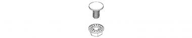 NIED Flachrundkopfschraube    FLM 6x20 G 