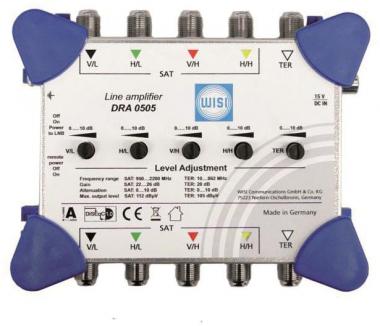 WISI FLEXSWITCH Linienverstärker DRA0505 