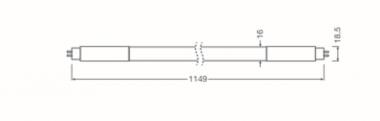 LEDV LED Tube Perf AC HO 26W/840 (54W) 