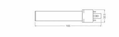 LEDV DULUX LED S 4W/840 120° (9W) 