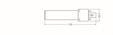LEDV DULUX LED S 3,5-7W/830 120° (7W) 