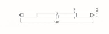 LEDV LED Tube Perf HF HO 36W/830 (80W) 