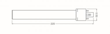 LEDV DULUX LED S 6W/840 120° (11W) 
