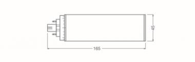 LEDV DULUX LED T/E 20W/840 120° (42W) 