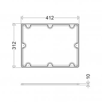 SCHUCH 3301/010 F satine PMMA- 330019010 