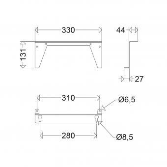 SCHUC Befestigungswinkel D   3301/3302 D 