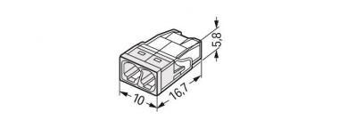 WAGO 2273-202 COMPACT-Verbindungsdosen- 