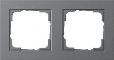 GIRA 021223 Abdeckrahmen 2fach E2 