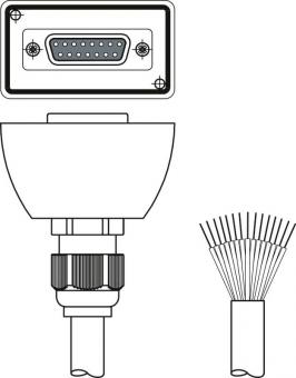 Leuze Anschlussltg.  CB-D15E-10000S-11GF 