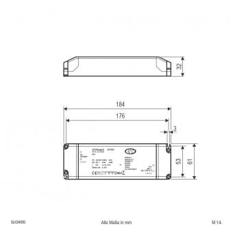 EVN LED-Netzgerät Kunststoff    SLK24050 