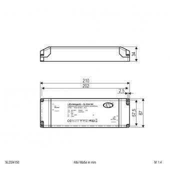 EVN LED-Netzgerät IP20 50-150W  SLD24150 