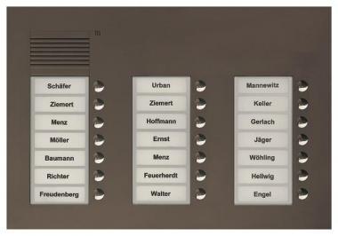 TCS Audio Außenstation        PUK21/3-EB 