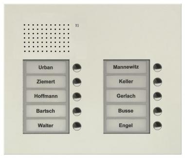 TCS Audio Außenstation        PUK10/2-WS 