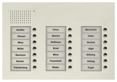 TCS Audio Außenstation        PUK21/3-WS 