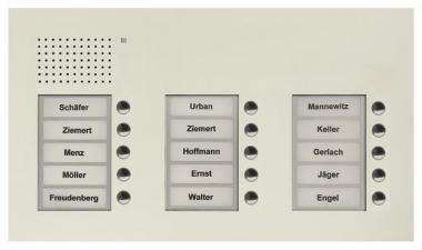 TCS Audio Außenstation        PUK15/3-WS 