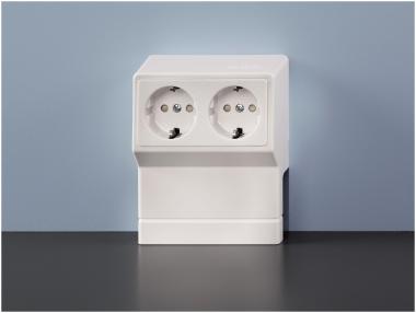 GGK Geräteträger Schuko 2fach mit  11960 