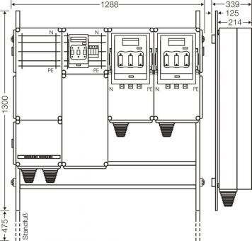 Hensel Ladeverteiler f. Mi EV 140kW 2001 