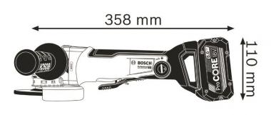 Bosch Akku-Winkelschleifer X-LOCK 