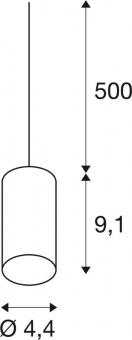SLV FITU Pendelleuchte A60 rund   132690 